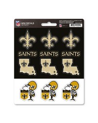 New Orleans Saints Mini Decal 12-pk by   