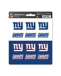 New York Giants Mini Decal 12-pk by   