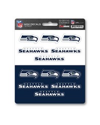 Seattle Seahawks Mini Decal 12-pk by   