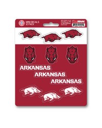 Arkansas Razorbacks Mini Decal 12-pk by   