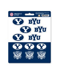 BYU Cougars Mini Decal 12-pk by   