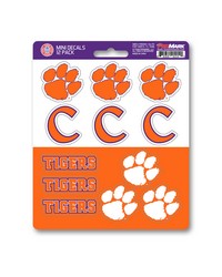 Clemson Tigers Mini Decal 12-pk by   