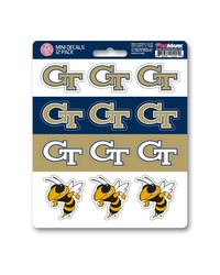 Georgia Tech Yellow Jackets Mini Decal 12-pk by   