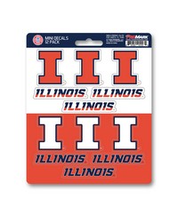 Illinois Illini Mini Decal 12-pk by   