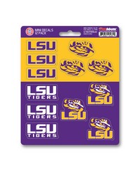 LSU Tigers Mini Decal 12-pk by   