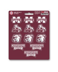 Mississippi State Bulldogs Mini Decal 12-pk by   