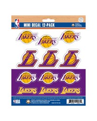 Los Angeles Lakers Mini Decal 12-pk by   