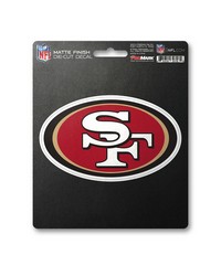 San Francisco 49ers Matte Decal by   