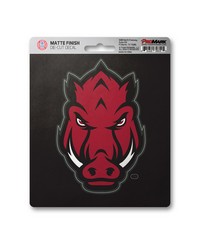 Arkansas Razorbacks Matte Decal by   