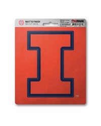 Illinois Illini Matte Decal by   