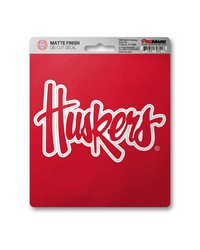 Nebraska Cornhuskers Matte Decal by   