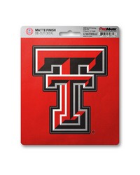 Texas Tech Red Raiders Matte Decal by   