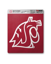 Washington State Cougars Matte Decal by   