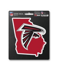 Atlanta Falcons State Shape Decal by   