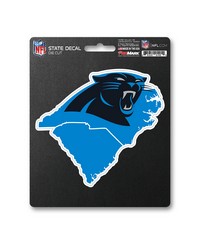 Carolina Panthers State Shape Decal by   