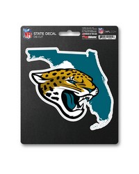 Jacksonville Jaguars State Shape Decal by   