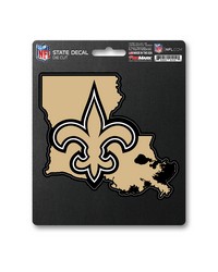 New Orleans Saints State Shape Decal by   