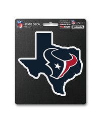 Houston Texans State Shape Decal by   