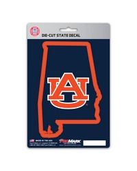 Auburn Tigers State Shape Decal by   