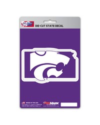 Kansas State Wildcats State Shape Decal by   