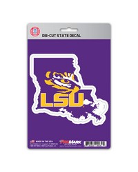 LSU Tigers State Shape Decal by   