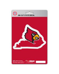 Louisville Cardinals State Shape Decal by   