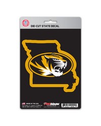 Missouri Tigers State Shape Decal by   