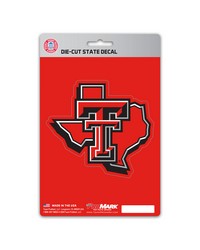 Texas Tech Red Raiders State Shape Decal by   