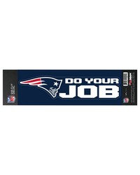 New England Patriots Team Slogan Decal by   