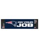 Fan Mats  LLC New England Patriots Team Slogan Decal Navy