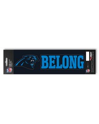 Carolina Panthers Team Slogan Decal by   