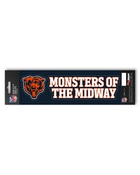 Chicago Bears Team Slogan Decal by   