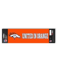 Denver Broncos Team Slogan Decal by   