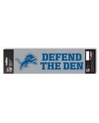 Detroit Lions Team Slogan Decal by   