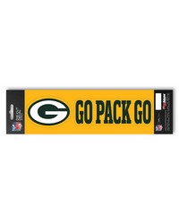 Green Bay Packers Team Slogan Decal by   