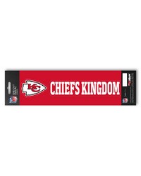 Kansas City Chiefs Team Slogan Decal by   