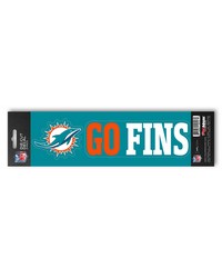 Miami Dolphins Team Slogan Decal by   