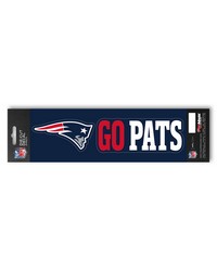 New England Patriots Team Slogan Decal by   