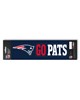 Fan Mats  LLC New England Patriots Team Slogan Decal Navy