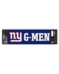 New York Giants Team Slogan Decal by   