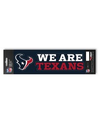 Houston Texans Team Slogan Decal by   