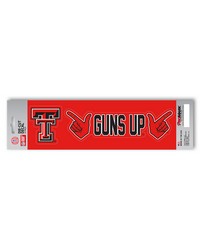 Texas Tech Red Raiders Team Slogan Decal by   