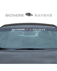 Baltimore Ravens Windshield Decal by   