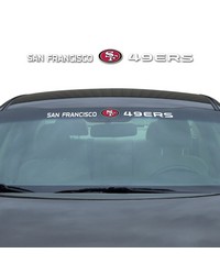 San Francisco 49ers Windshield Decal by   