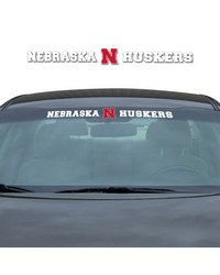 Nebraska Cornhuskers Windshield Decal by   