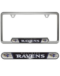 Baltimore Ravens Embossed License Plate Frame by   