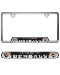 Cincinnati Bengals Embossed License Plate Frame by   