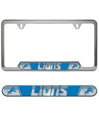 Detroit Lions Embossed License Plate Frame by   