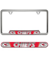 Kansas City Chiefs Embossed License Plate Frame by   