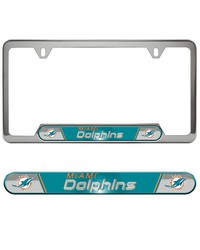 Miami Dolphins Embossed License Plate Frame by   